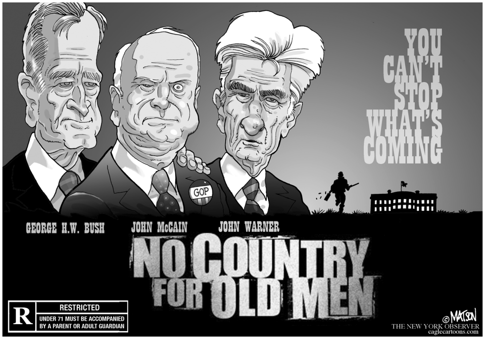  NO COUNTRY FOR OLD MEN by RJ Matson