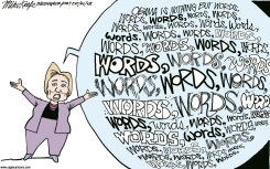 WORDS WORDS WORDS by Mike Keefe