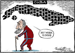 FIDEL CASTRO by Bob Englehart