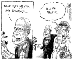 MCCAIN ROMANCE by Adam Zyglis