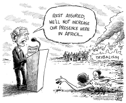 BUSH IN AFRICA by Adam Zyglis