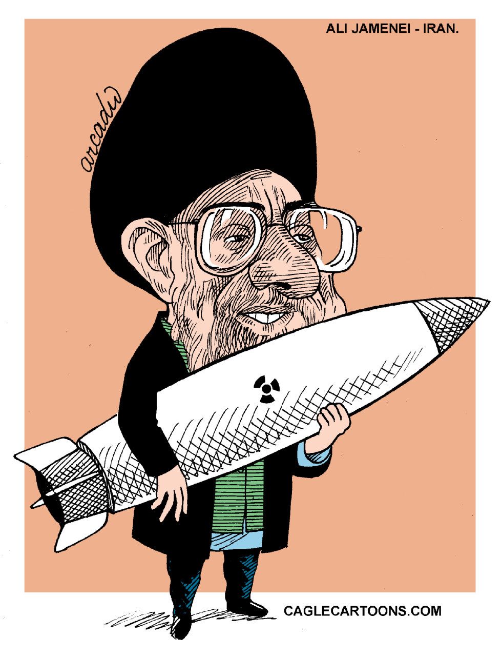  ALI JAMENEI  by Arcadio Esquivel