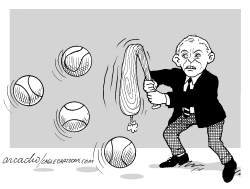 BLAIR AT BAT by Arcadio Esquivel