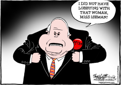 JOHN MCCAIN AND VICKI ISEMAN  by Bob Englehart