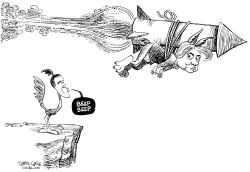 OBAMA EL CORRECAMINOS by Daryl Cagle