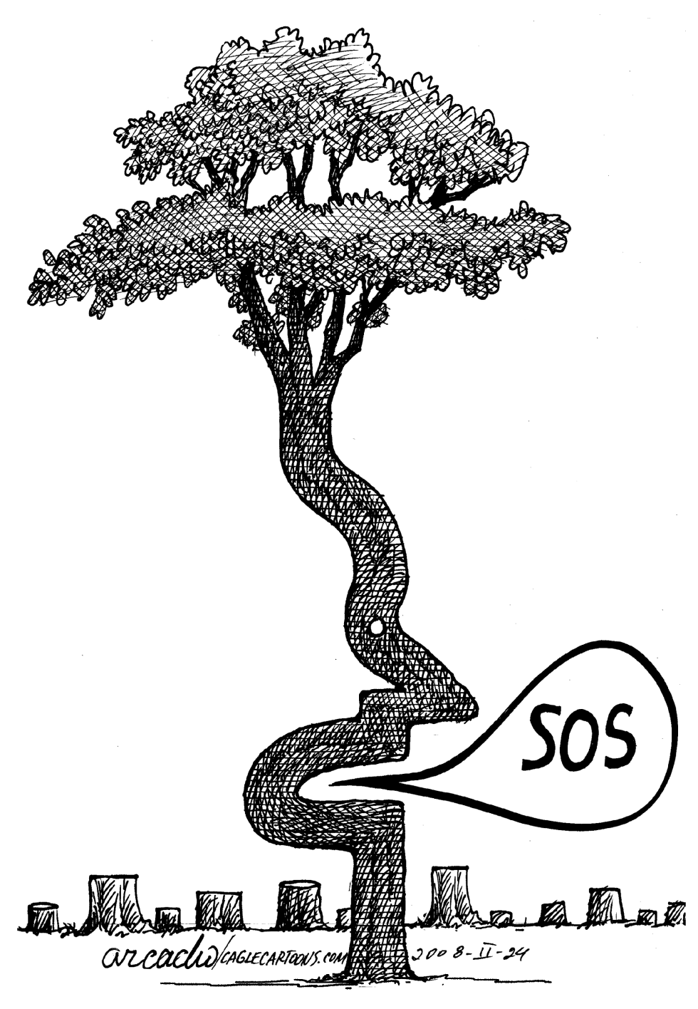  EL áRBOL SUPLICA by Arcadio Esquivel