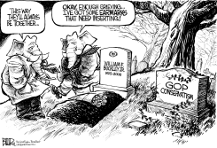 WILLIAM F BUCKLEY RIP by Nate Beeler