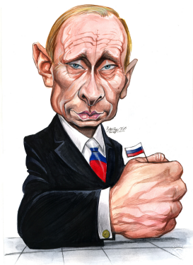 VLADIMIR PUTIN by Petar Pismestrovic