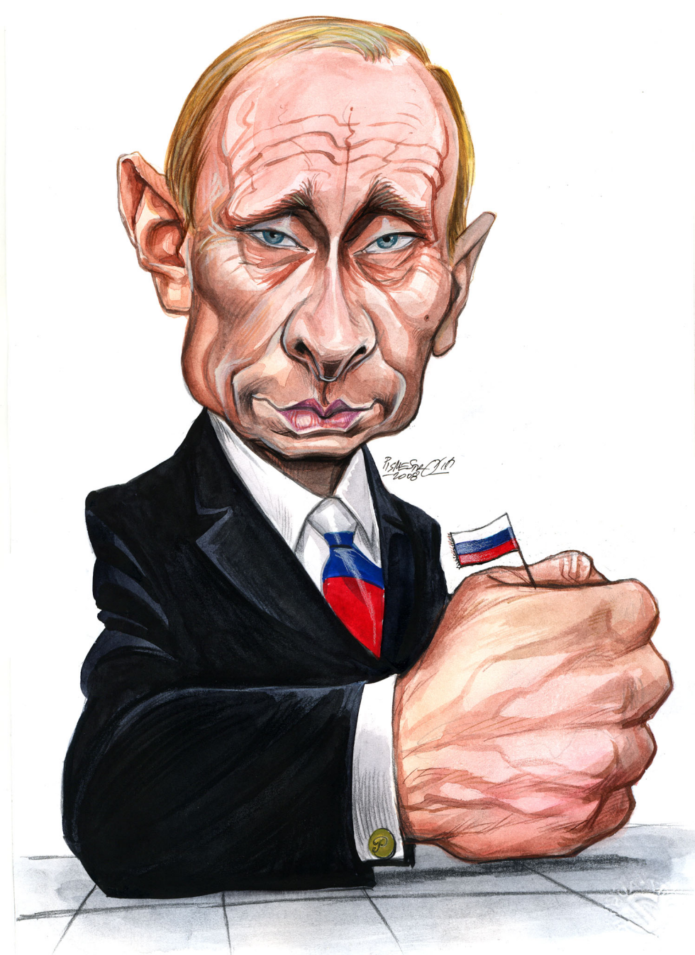  VLADIMIR PUTIN by Petar Pismestrovic