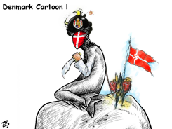 DENMARK CARTOON by Emad Hajjaj