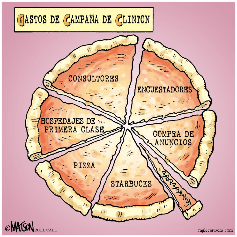  GASTOS DE CAMPAñA DE CLINTON  by RJ Matson