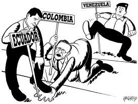 CORREA, URIBE, CHáVEZ by Rainer Hachfeld