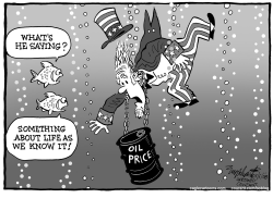 PRICE OF OIL by Bob Englehart