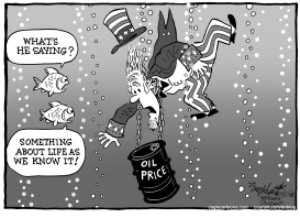 PRICE OF OIL by Bob Englehart