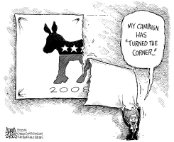 DIVIDING THE DEMOCRATS by Adam Zyglis