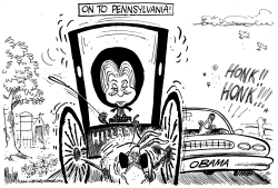 ON TO PENNSYLVANIA by Mike Lane