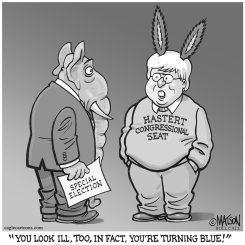 REPUBLICANS LOSE DENNIS HASTERT'S SEAT IN SPECIAL ELECTION by RJ Matson