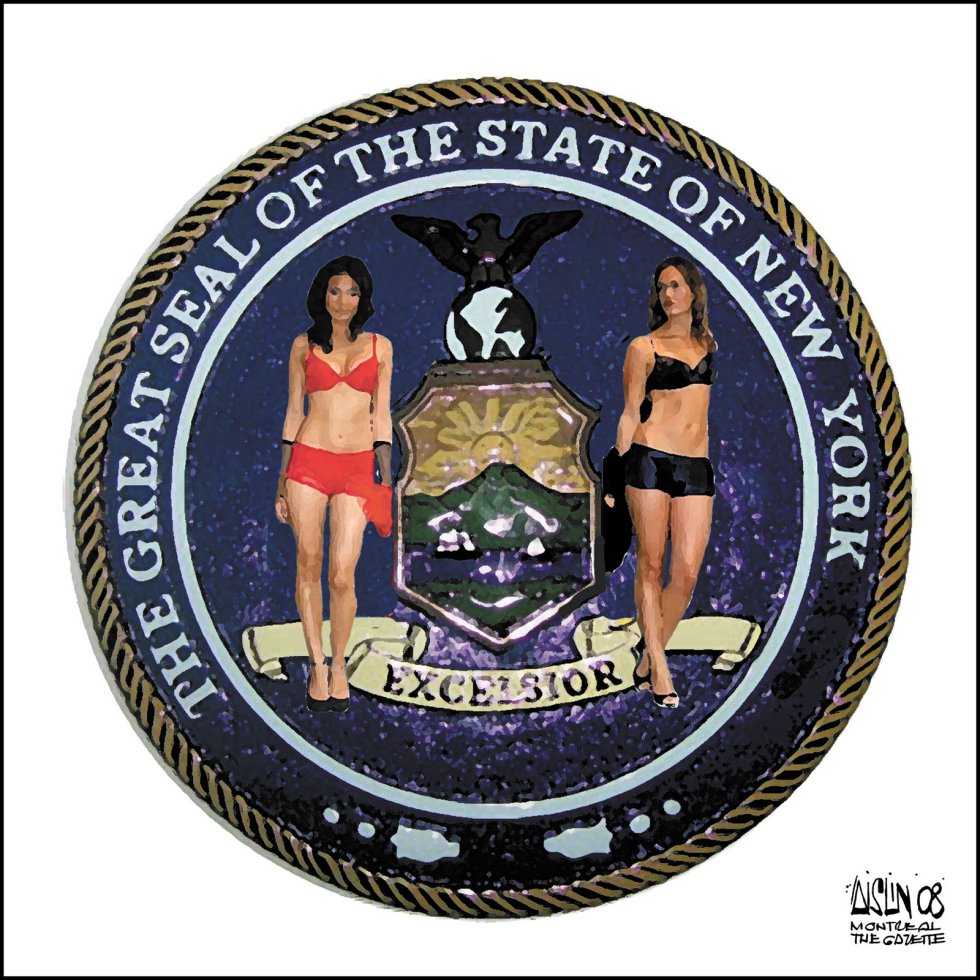  NEW YORK STATE SEAL by Aislin