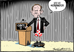 ELIOT SPITZER  by Bob Englehart