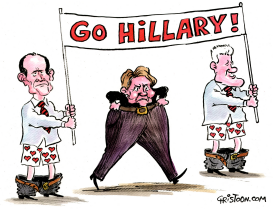 GO HILLARY! -  by Christo Komarnitski