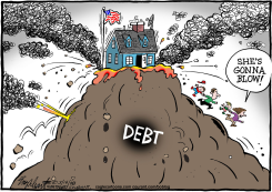 DEBT CRISIS  by Bob Englehart