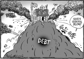 DEBT CRISIS by Bob Englehart