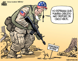 CINCO AñOS Y NO HAY CRECIMIENTO EN IRAQ  by Parker