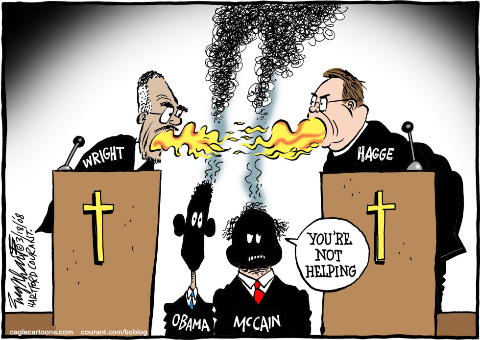  EVIL MINISTERS ON BOTH SIDES by Bob Englehart