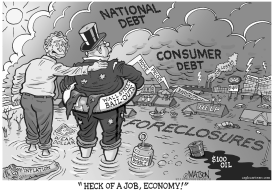 HECK OF JOB, ECONOMY by RJ Matson