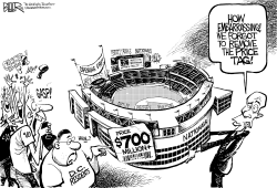 LOCAL DC - BASEBALL STADIUM PRICE TAG by Nate Beeler