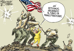 DISPAROS CONTRA HILLARY  by Pat Bagley