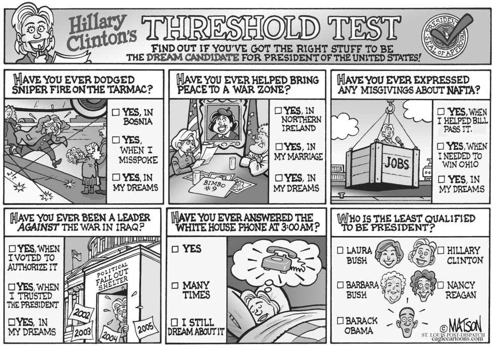  FUN HILLARY THRESHOLD TEST by RJ Matson