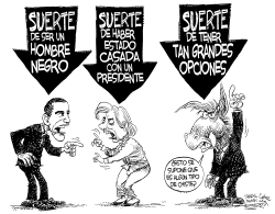 DEMOCRATAS CON SUERTE by Daryl Cagle