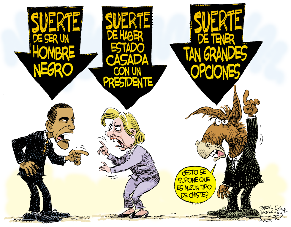  DEMOCRATAS CON SUERTE  by Daryl Cagle