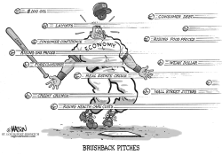 BRUSHBACK PITCHES by RJ Matson