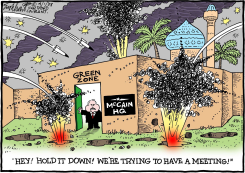 MCCAIN AND THE IRAQ WAR by Bob Englehart