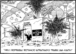 MCCAIN Y LA GUERRA DE IRAQ by Bob Englehart