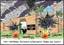 MCCAIN Y LA GUERRA DE IRAQ  by Bob Englehart