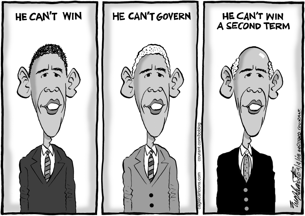  OBAMA CANT WIN by Bob Englehart