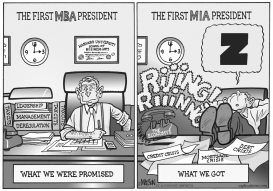 THE FIRST MBA PRESIDENT by RJ Matson