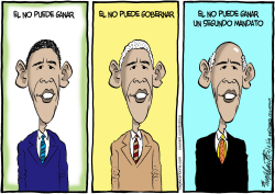 OBAMA NO PUEDE GANAR  by Bob Englehart