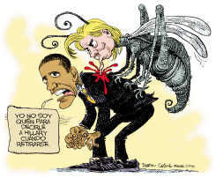 DILE A HILLARY QUE SE RETIRE  by Daryl Cagle