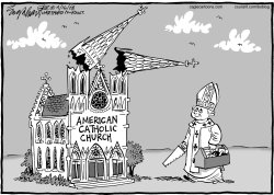 POPE BENEDICT XVI COMES TO AMERICA by Bob Englehart