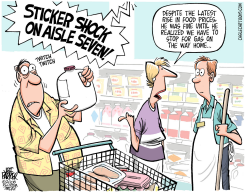 STICKER SHOCK SUPERMARKET by Parker