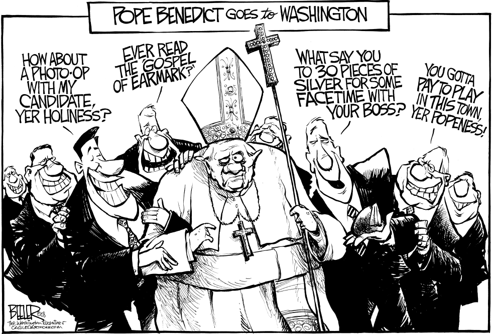  THE POPE GOES TO WASHINGTON by Nate Beeler