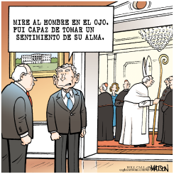 BUSH SE REUNE CON EL PAPA  by RJ Matson