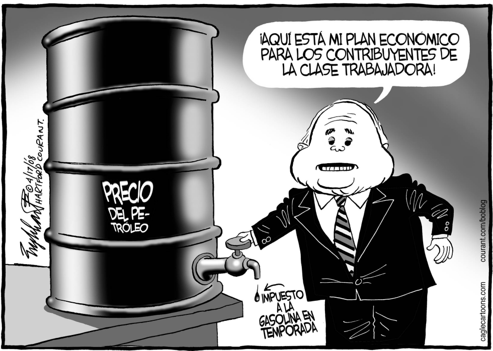  JOHN MCCAIN AYUDA A LA CLASE MEDIA by Bob Englehart