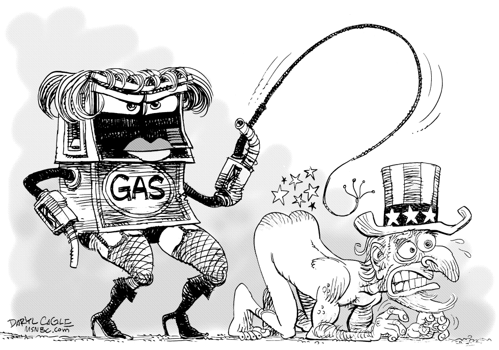  DOMINATING GAS PRICES by Daryl Cagle