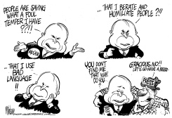 MCCAIN AND THE PRESS by Mike Lane