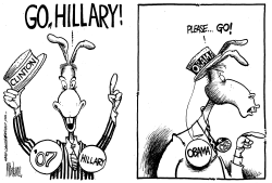 GO HILLARY    PLEASE by Mike Lane